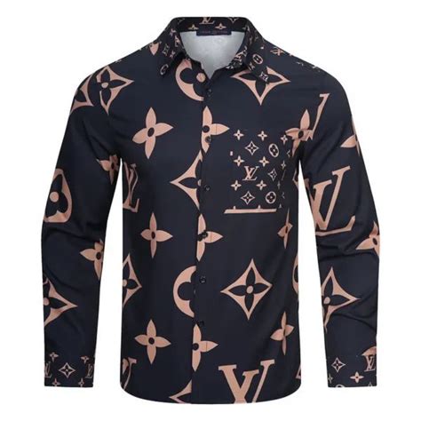 long sleeve louis vuitton shirt|Louis Vuitton shirt black.